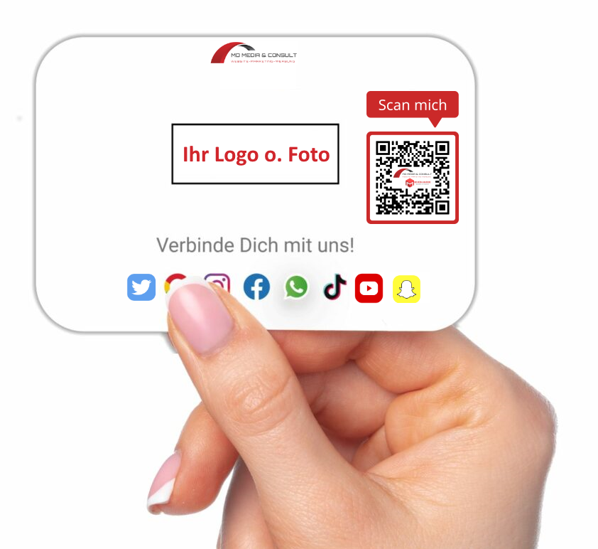 QR-Code auf Rückseite