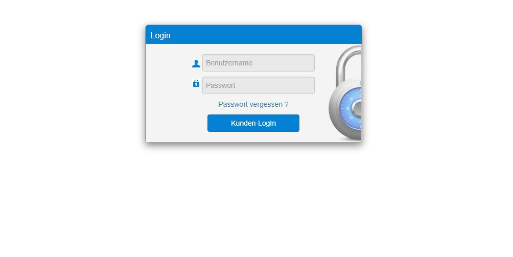 Eigener Kunden Login