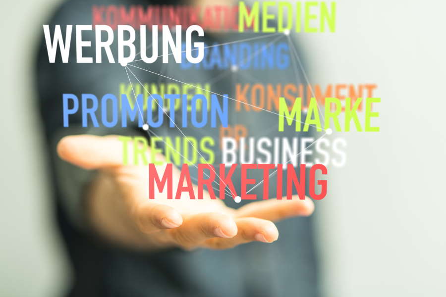 Werbe & Marketingkonzept